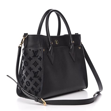 Louis Vuitton Calfskin & Monogram Tuffetage On My Side MM 